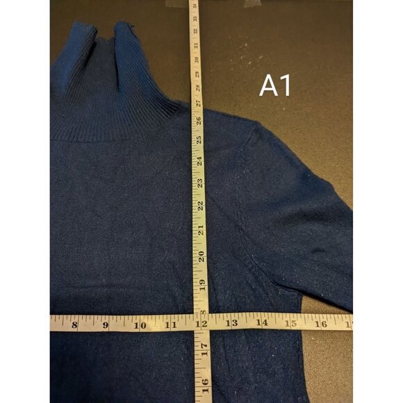 Soft Surroundings Blue Knit Turtleneck XS Pullover Sweater Womens - Picture 5 of 8